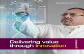 Delivering value through innovation - AstraZeneca · of our products in compliance with relevant regulations. AstraZeneca is committed to delivering great medicines to patients through