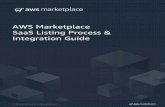 AWS Marketplace SaaS Listing Process & Integration Guide · AWS Marketplace SaaS Guide / SaaS Contract with Consumption / Listing Process & Integration Requirements Listing Process