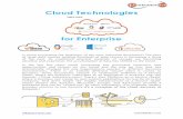 Cloud Technologieseact-tech.com/pdf/19-AllCloudTech.pdf · • Log IAM with CloudTrail • Federated Access using SAML • IAM Strategies Amazon S3 • S3 Essentials • Getting Started