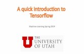 A quick introduction to Tensorflow zhe/teach/pdf/Tensorflow_ 3 levels of tensorflow: •Primitive tensorflow: lowest, finest control and most flexible Suitable for most machine learning