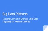 Big Data Platform - Carnegie Mellon University...Talk Overview - DCO Big Data Problem Space - DoD’s Big Data Platform - Scaling for Big Data - Multi-Tenancy - Lessons Learned Problem
