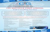 CIG SOFTTECH INDIA LIMITED.cigindia.com/img/SAP-Brouchure.pdf · CIG SOFTTECH INDIA LIMITED. SAP Consulting Services For CIG Softtech India Ltd (CIG), SAP Consulting Services is more
