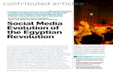 Social media evolution of the Egyptian revolutionusers.eecs.northwestern.edu/~kml649/publication/ChoHenLee12.pdfgarnered enormous worldwide media attention. While some analysts said