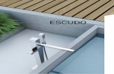 ESCUDO - Bruma · 95 ESCUDO ES Monocomando de lavatório à parede, de espelho único verti al - Bica com 230mm Wall basin mixer with vertical single escutcheon - Spout with 230mm