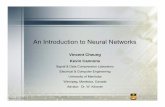 An Introduction to Neural Networks€¦ · An Introduction to Neural Networks Vincent Cheung Kevin Cannons Signal & Data Compression Laboratory Electrical & Computer Engineering University