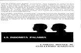 CARLOS MONGE M. GUILLERMO BARZUNA · PDF file cialidad en literatura_ Cuenta con diversos estudios acerca de la lírica hispanoamericana -entre ellos, uno sobre la poesía de Pablo