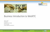Innovate Information PKE Consulting LLC ransform · Business Introduction to WebRTC Session: B0-1 Phil Edholm President and Principal PKE Consulting ... –Potential iOS app in app
