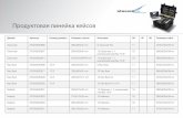Продуктовая линейка кейсов - Atesum · 2012-09-26 · • Все кейсы стандартно оборудованы вентиляционными слотами,