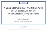 A VENDOR PERSPECTIVE IN SUPPORT OF CYBERSECURITY OF (INSTRUMENTATION) SYSTEMS · 2019-05-22 · A VENDOR PERSPECTIVE IN SUPPORT OF CYBERSECURITY OF (INSTRUMENTATION) SYSTEMS ... Federal