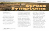 FS283 (Revised) Stress Symptoms · signs of stress, farm/ranch family members can begin early to manage stress and regain personal health and self-esteem. Also, they can improve the