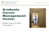 Graduate Career Management Center · Graduate Career Management Center. mason.wm.edu (757) 221-4100 2 GCMC Team Ken White, Associate Dean Colleen Lynch, ... Grace Hopper- Orlando,