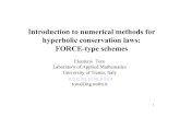 Introduction to numerical methods for hyperbolic …Liska R and Wendroff B. Composite schemes for conservation laws. SIAM J. Numerical Analysis, Vol. 35, pp 2250-2271, 1998 • The