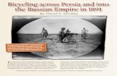 Bicycling across Persia and into the Russian Empire in 1891 · Bicycling across Persia and into the Russian Empire in 1891 I n our past two annual historical issues, author David