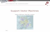 Support Vector Machines - NBImathies/NBI_SVM2019.pdf · Support Vector Machines Joachim Mathiesen, Niels Bohr Institute. Slide 2 (Over)simplified history 1960-1970s Predominantly
