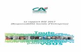 Le rapport RSE 2017 (Responsabilité Sociale d’Entreprise) · Le Groupe Crédit Agricole dans son ensemble s’est doté d’une Politique Achats Responsables, afin de répondre