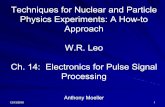 Techniques for Nuclear and Particle Physics Experiments: A ... · Techniques for Nuclear and Particle Physics Experiments: A How-to Approach W.R. Leo Ch. 14: Electronics for Pulse