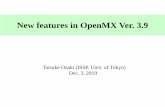 New features in OpenMX Ver. 3New features in OpenMX Ver. 3.9 Taisuke Ozaki (ISSP, Univ. of Tokyo) Dec. 3, 2019