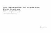 2016-02 Zero to microservices Brandon - Meetupfiles.meetup.com/19519977/2016-02 Zero to... · New class of “microservices infrastructure” is emerging • Create Microservices,