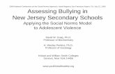 2008 National Conference on the Social Norms Approach, Hyatt … · New Jersey Secondary Schools Applying the Social Norms ModelApplying the Social Norms Model to Adolescent Violence