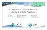 A CIM-Based Framework for Utility Big Data Analytics · Big Data Analytics Framework Utility Big Data Analytical Applications. About the Project Funded by US Department of Energy