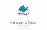 Antonis Kalipetis - @akalipetis Docker Athens Meetupfiles.meetup.com/13858262/Docker Athens Meetup 01... · Docker Athens Meetup. Contents • Introduction to Docker, Containers,