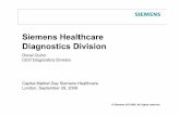 Siemens Healthcare Diagnostics Division · Liver fibrosis Metabolic Nephropathies Nutritional assessment Pancreatic disease Reproductive endocrinology Thyroid function Cancer Bone