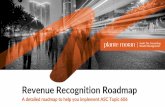 Revenue Recognition Roadmap - blawfirm.com Recognition Roadmap … · Revenue Recognition Roadmap. A detailed roadmap to help you implement ASC Topic 606. plantemoran.com. Introduction.