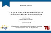 Large Scale Centrality Measures in Apache Flink and Apache ... · Large Scale Centrality Measures in Apache Flink and Apache Giraph Submitted by ... Apache Flink (Runtime vs Edges)