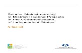 Gender Mainstreaming in District Heating Projects in the ... · Gender Mainstreaming in District Heating Projects in the Commonwealth of Independent States: A Toolkit The objective