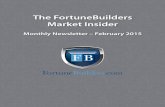 The FortuneBuilders Market Insider - Amazon S3s3.amazonaws.com/Fortunebuilders/...Market_Insider... · Despite a rather typical slowdown around the holiday season, home sales jumped
