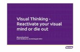 Visual Thinking - Reactivate your visual mind or die out · • Dan Roam „Blah Blah Blah – What to do when words don‘t work! • Dan Roam „Back of a Napkin“ - Solving Problems