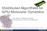 Distributed Algorithms for GPU Molecular Dynamicsmug.mvapich.cse.ohio-state.edu/static/media/mug/...host-memory MPI cuda-aware MPI GPUDirectRDMA 1 2 4 8 16 32 0 500 1000 1500 2000