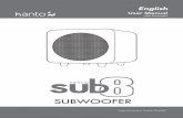 SUBWOOFER - images-na.ssl-images-amazon.com · The wide blade or the third prong are provided for your safety. If the provided ... RCA Cable x1. Supporting your ... • Check the