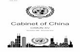 Cabinet of China · nation was recovering from a World War and a massive Civil War.6 The Korean War was not coordinated with the Soviets. China initially did not want UN forces or