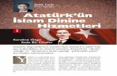 Atatürk’ün ‹slam Dinine Hizmetleri · 42 okluk ve yoksulluk için-deki bir toplumla önce emperyalizmi dize geti-ren sonra da ça¤daﬂ bir ulus yaratan Atatürk’ün, “onunla