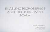 ENABLING MICROSERVICE ARCHITECTURES WITH SCALAcufp.org/2013/slides/scaldeferri.pdf · • Unexpected Performance Impacts. TRANSITION TO MICROSERVICES. PRACTICES ENABLING MICROSERVICES.