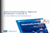 Silvia Segmüller-Schwaiger Sternstunden Sport Klasse 1 und 2€¦ · In der Weihnachtsbäckerei . Das Werk als Ganzes sowie in seinen Teilen unterliegt dem deutschen Urheberrecht.