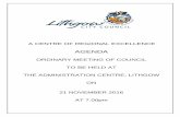 Agenda 21 November 2016 - archive.lithgow.nsw.gov.auarchive.lithgow.nsw.gov.au/agendas/16/1121/161121-agenda.pdf · 21 november 2016 agenda – ordinary meeting of council page 1