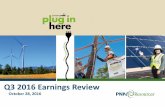 Q3 2016 Earnings Review - PNM Resources/media/Files/P/PNM...Q3 2016 Earnings Review October 28, 2016 Safe Harbor Statement 2 Statements made in this presentation that relate to future