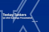 Teekay Tankers · global oil demand and supply, future tanker rates, future OPEC oil production, the expected increase in global refinery throughput, the expected increase in U.S.