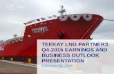Teekay OFFSHORE PARTNERS€¦ · teekay lng partners q4-2015 earnings and business outlook presentation february 18, 2016