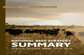 CANADA’S NATIONAL BEEF STRATEGY SUMMARYbeefstrategy.com/pdf/2018/10-3/NBS_Summary_web.pdf · SUSTAINABILITY The development of the Canadian Roundtable for Sustainable Beef (CRSB)