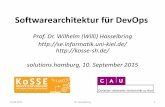 Prof. Dr. Wilhelm (Willi) Hasselbring …eprints.uni-kiel.de/29596/1/2015-09-10Solutions.pdf2015/09/10  · inklusive Überprüfung von Consumer -Driven Contracts: 10.09.2015 W. Hasselbring