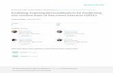 Enabling Training Personalization by Predicting the ... · Enabling Training Personalization by Predicting the Session Rate of Perceived Exertion (sRPE) Gilles Vandewiele1, Youri