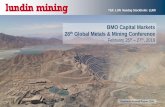 BMO Capital Markets 28th Global Metals & Mining Conference...BMO Capital Markets 28th Global Metals & Mining Conference February 25th –27th, 2019 TSX: LUN Nasdaq Stockholm: LUMI