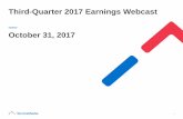Third-Quarter 2017 Earnings Webcast October 31, 2017...Third-Quarter 2017 Earnings Webcast October 31, 2017. 2 Cautionary Statements Safe Harbor Statement This presentation contains
