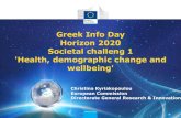 Greek Info Day Horizon 2020 Societal challeng 1 'Health ...helios-eie.ekt.gr/EIE/.../h2020-health-Greec_Health... · Horizon 2020 - societal challenge 1 Topic of the SME instrument