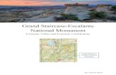Grand Staircase-Escalante - Nevada Today · PDF file 2019-07-03 · Grand Staircase-Escalante National Monument 3 recreation generates additional activity each year. The net economic