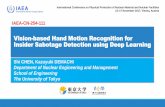 Vision-based Hand Motion Recognition for Insider Sabotage ... · Vision-based Hand Motion Recognition for Insider Sabotage Detection using Deep Learning Shi CHEN, Kazuyuki DEMACHI