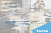Q1 2017 Interim Report - Tieto · Q1 2017 Interim Report January–March Strong growth contributing to good performance ... • The amount of data is growing exponentially and mastering